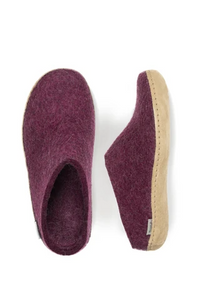 Slip-On Leather Sole